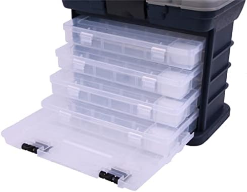 Ultimate Compact Storage Box inkl. 4 Tackleboxen - Angelkoffer