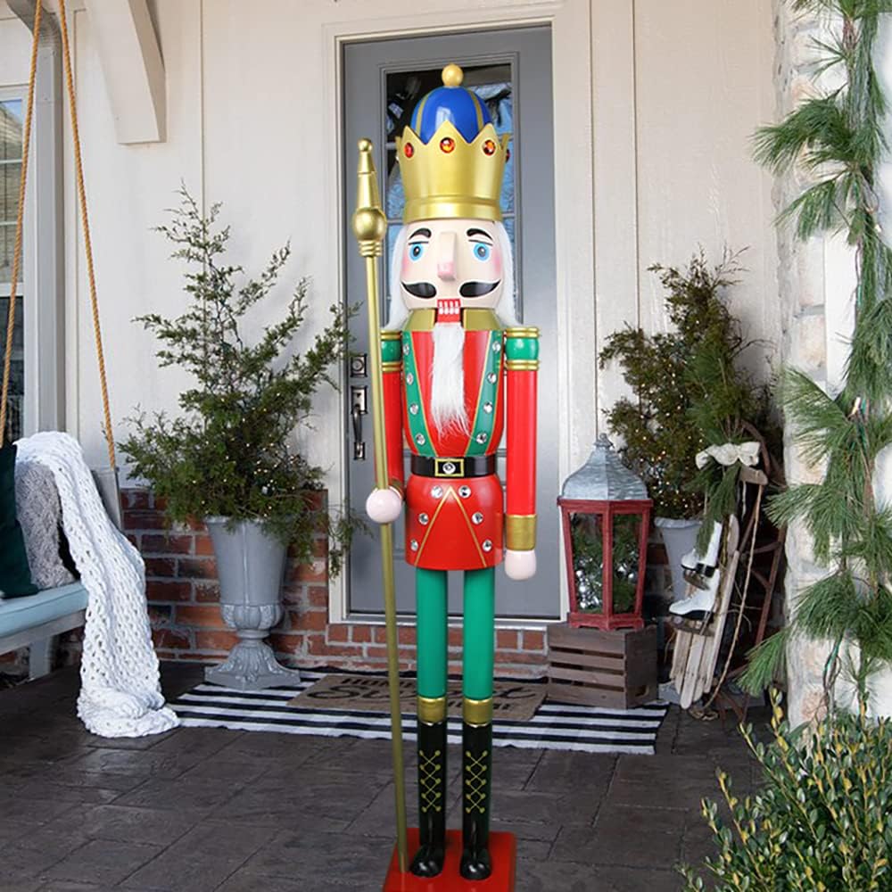 CDL L/4füsse/120cm/4ft/4fuss/120 cm Leben grösse Leben grösse grosse/Riesen Rot Weihnachten Holz Nus