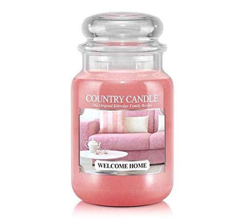 Country Candle Duftkerze im Glas (gross) Welcome Home, 2-Docht Kerze