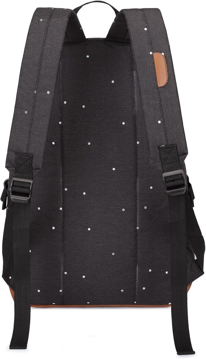 KAUKKO Schöner und durchdachter Rucksack mit 15 Zoll Laptopfach für Schule, Universität, 22 Liter (S