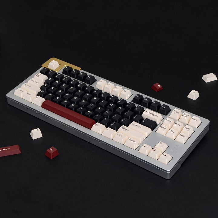 172 Tasten Double Shot Tastenkappen Cherry Profil Rome Keycaps für 61/64/87/1041/08 ANSI/ISO-Layout