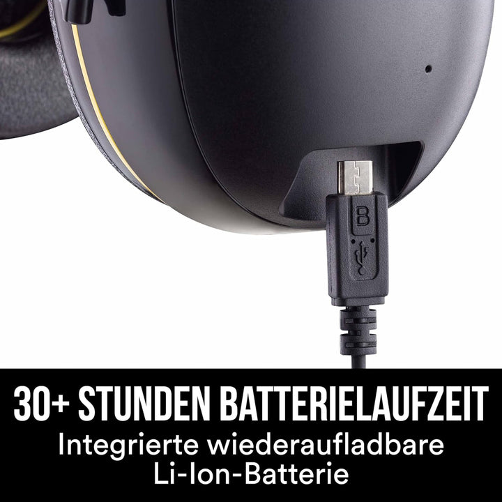 3M WorkTunes Connect 90543EC1, Kabelloser Gehörschutz mit Bluetooth®-Technologie, integriertes Mikro