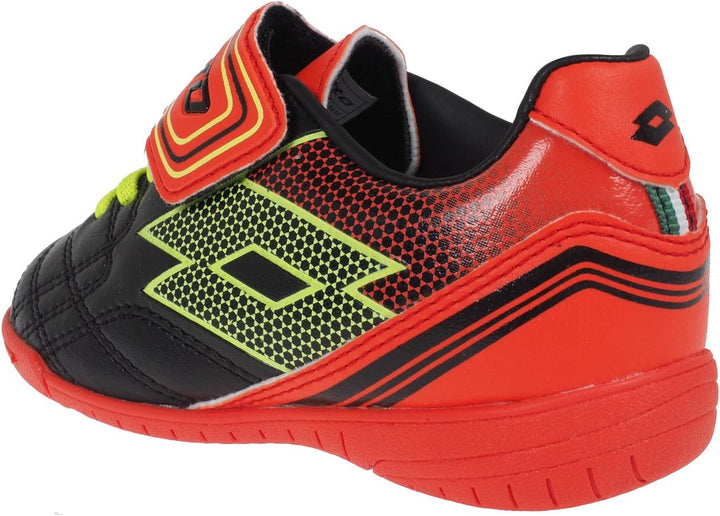 Lotto Spider XI ID Junior SL, Jungen, Black/Yellow Safety, 31 EU Black Yellow Safety