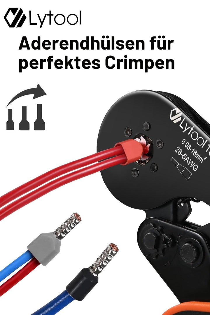 Lytool Twin Aderendhülsen Set - Zwillingaderendhülsen Set Doppelte Aderendhülsen 1200 Teile (0,3-16m