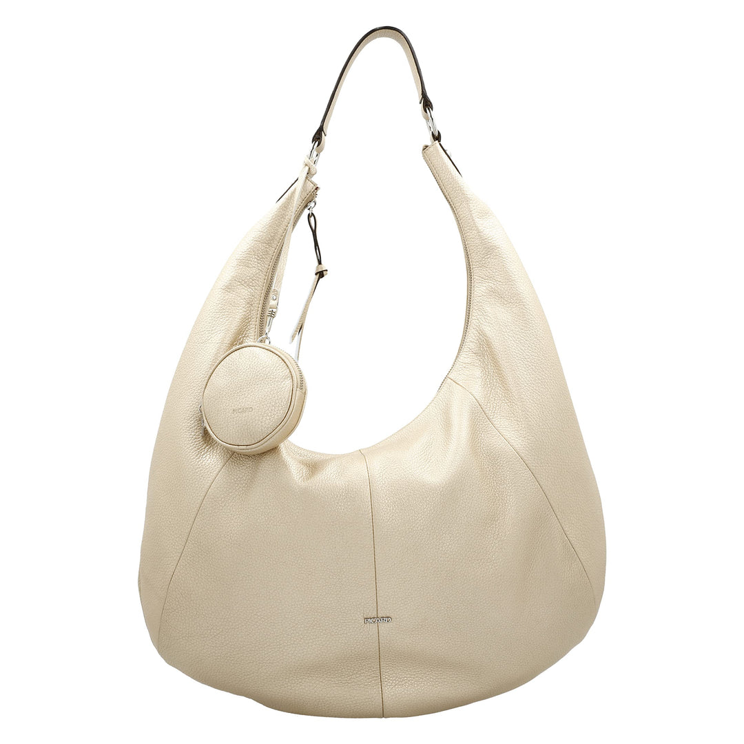 Picard Damen Beuteltasche SHINE ON aus Echtleder Gross | mit Reissverschluss | Beuteltasche | Alltag