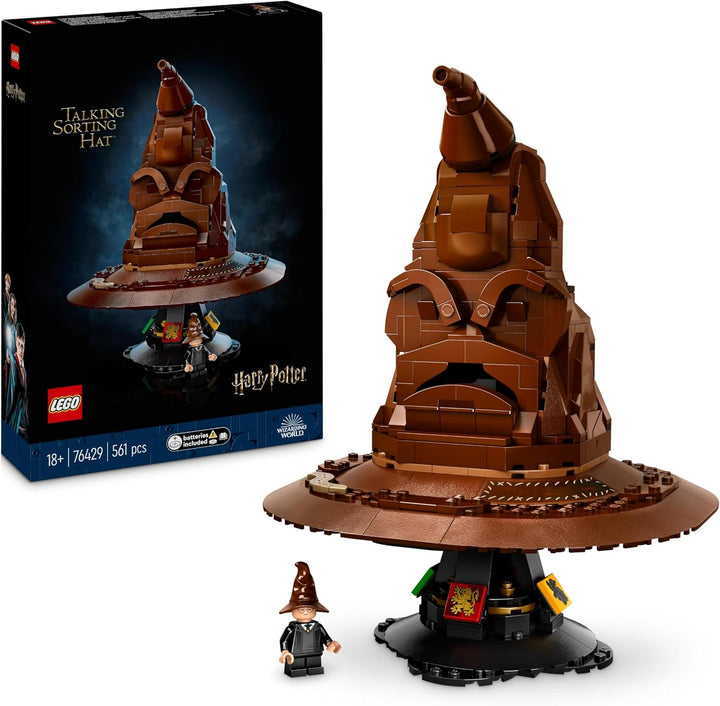 LEGO Harry Potter Der Sprechende Hut, Hogwarts-Modell für Erwachsene & Harry Potter Fliegender Ford