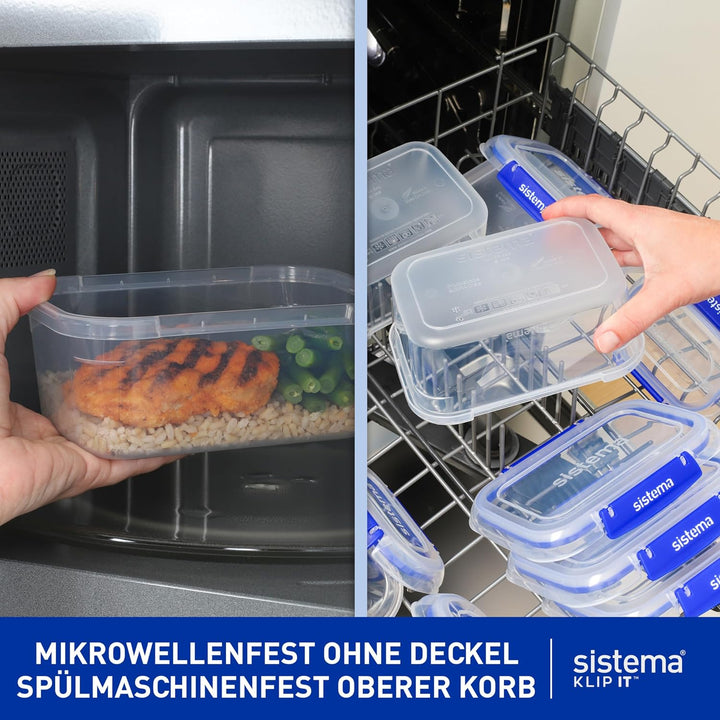 Sistema Frischhaltedosen für Lebensmittel | Meal Prep-Behälter mit DeckelnLunchboxenSnackdosen &amp; meh