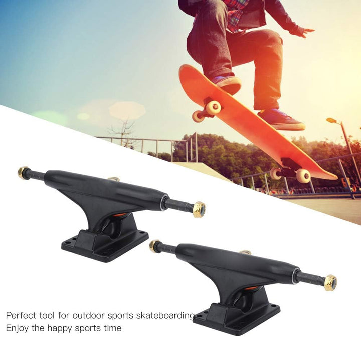Keenso Skateboard Trucks, 2PCS Robuste Aluminium Skateboard Halterung Leichte Tensor Trucks Skateboa