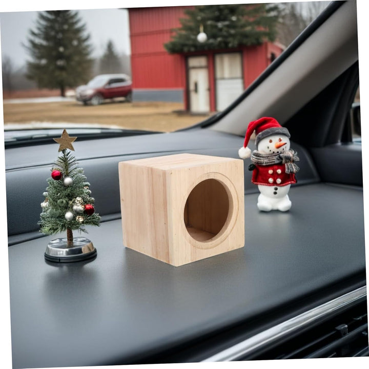 TOYANDONA Lautsprecherbox für Auto und LKW 4 Zoll Holz Audiobox mit Robuster Struktur Einfache Insta