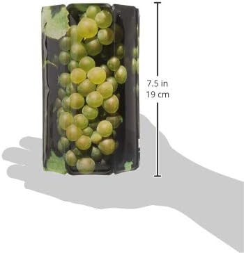 Vacu Vin Flexibler Weinkühler - Wiederverwendbar Weintrauben Design - Flaschenkühler Manschette für