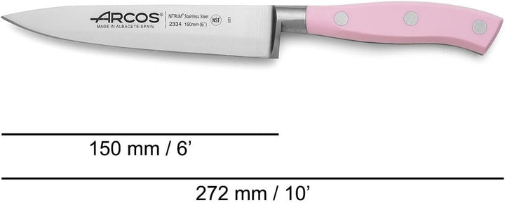 Arcos Küchenmesser-Set Geschmiedet Professionell - 3 Küchenmesser zum Schneiden und Schälen von Lebe