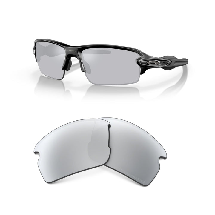 Oakley Original Flak 2.0 OO9295 Ersatzgläser für Damen und Herren, inklusive Oakley Mikrofasertuch T