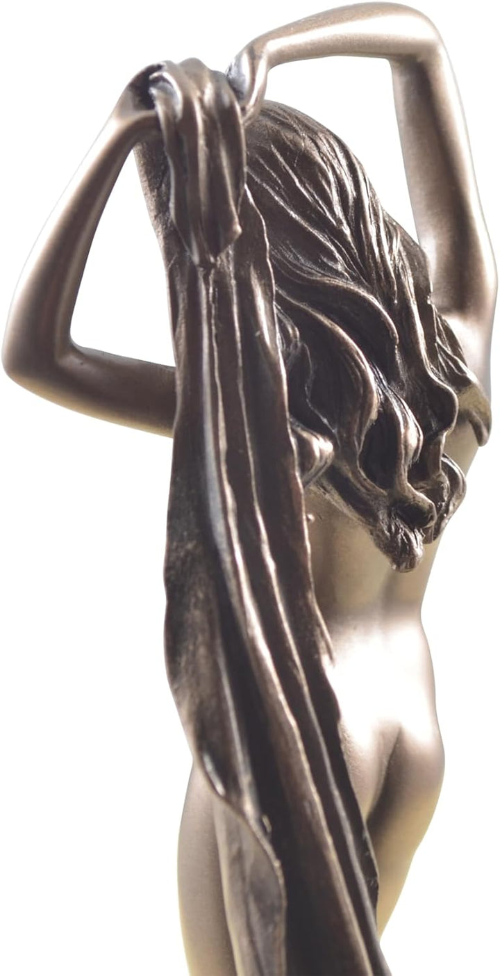 Veronese by Joh. Vogler GmbH Weiblicher Akt Frau hält Ihr Tuch über den Kopf Figur Skulptur
