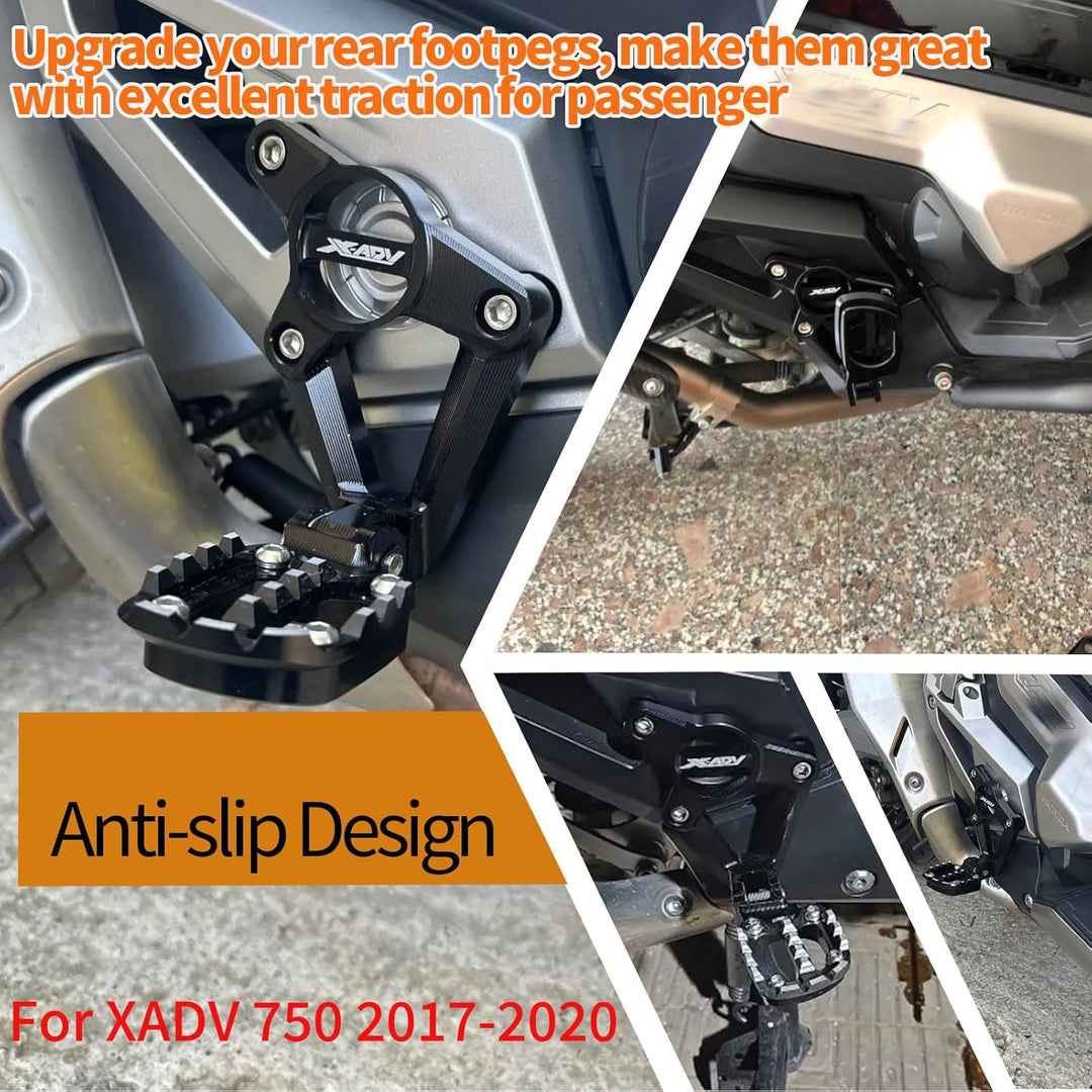 Midimttop Hinten fuss Stehen Fussrastenanlage Fussrasten Kompatibel mit HO-NDA X ADV X-ADV 750 XADV