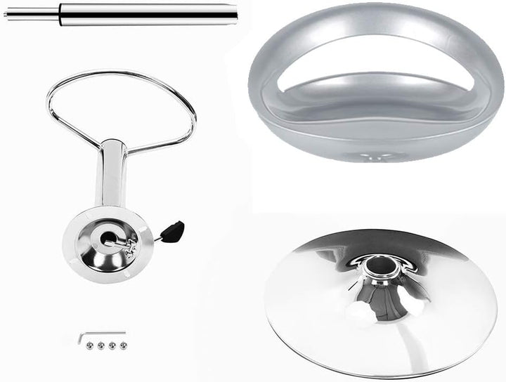 XDAILUYYDS Barhocker 2er Set aus ABS-Kunststoff, Minimalistische Leisure, Drehstuhl, Höhenverstellba