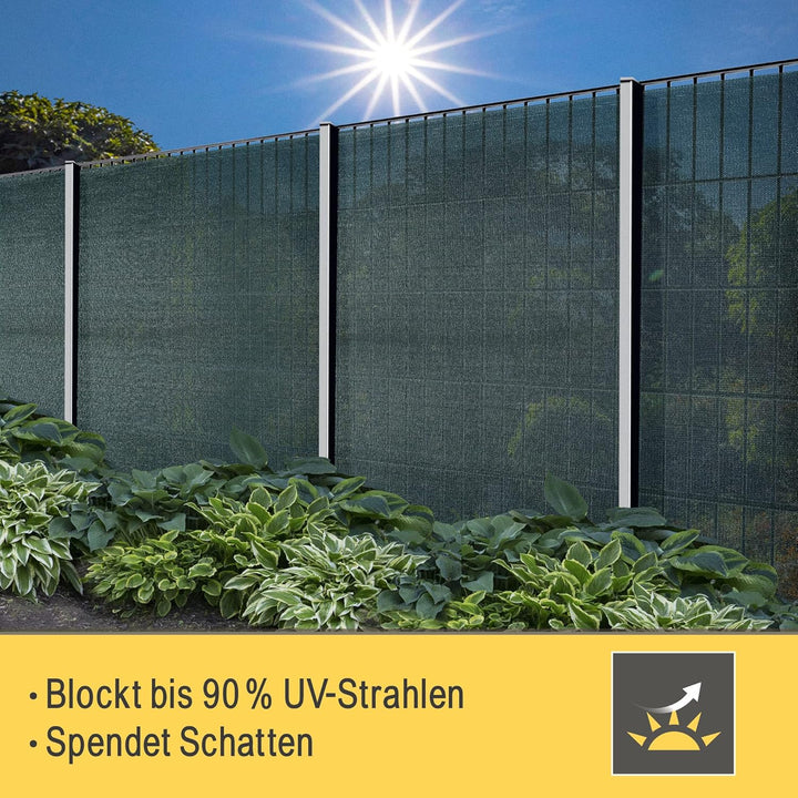Sol Royal Schattennetz 10m x 1,5m Schattiergewebe 165g/m² – Blickdichter Sonnenschutz mit UV-Schutz