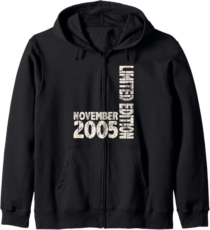 November 2005 Limited Edition 18 Jahren Mann Frau Geburtstag Kapuzenjacke