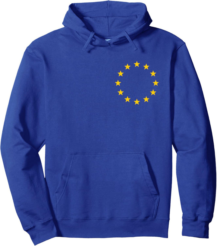 EU Flagge Sterne Europäische Union Fahne Symbol Pullover Hoodie