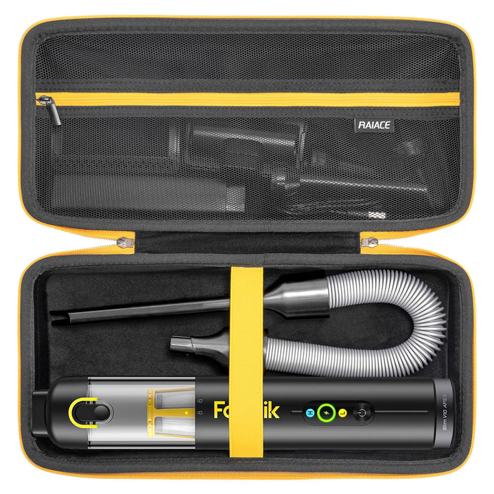 RAIACE Autostaubsauger-Etui, Hartschalen-Reiseetui, kompatibel mit Fanttik V8 Apex/Slim V8 Mate/ V10