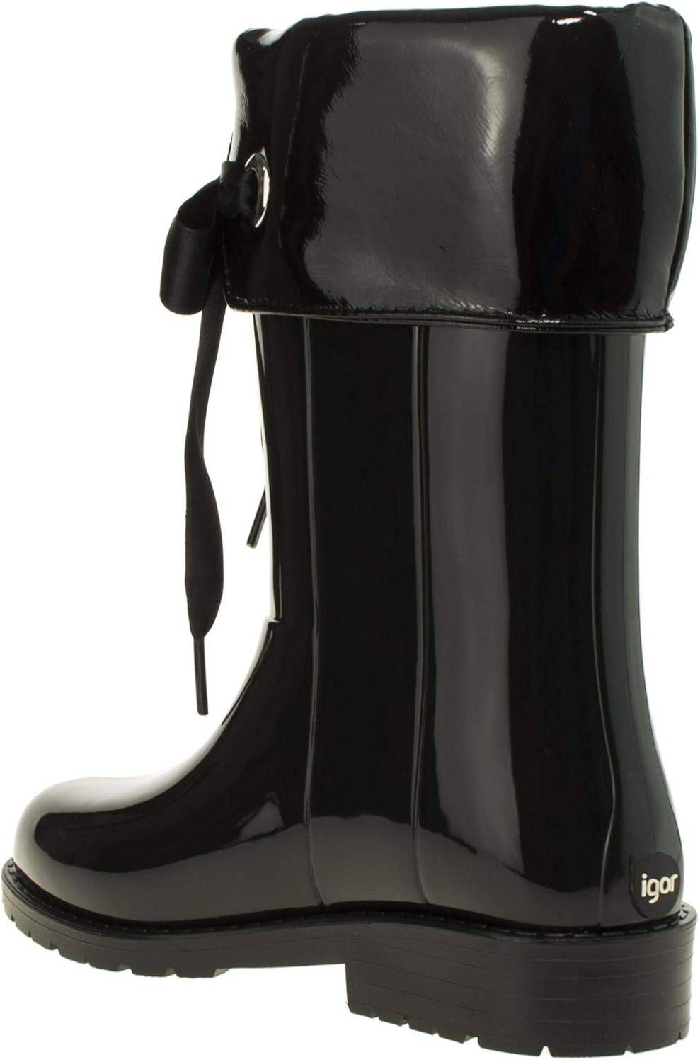 IGOR CAMPERA Lackleder Wasserstiefel W10114 33 EU Schwarz, 33 EU Schwarz