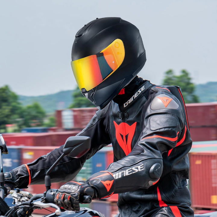 Helm Visier für C70 FG-17 IS-17,Motorradhelm Visier,Motorrad Windschutz Helm Objektiv Visier Vollges