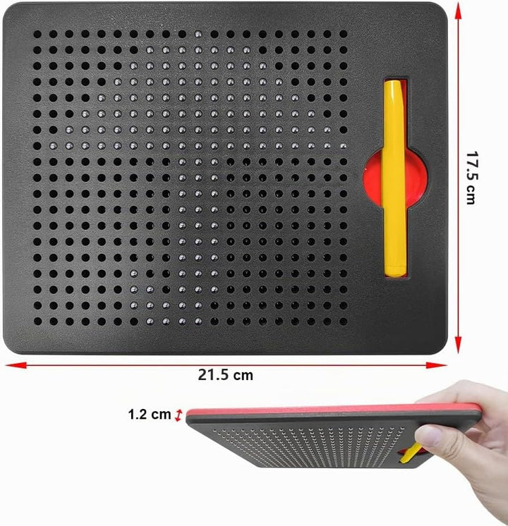 Kinder Zaubertafel Magnetische Zeichenbrett Reissbrett mit Stift Stahlkugel Tablet Abwischbar Schrei