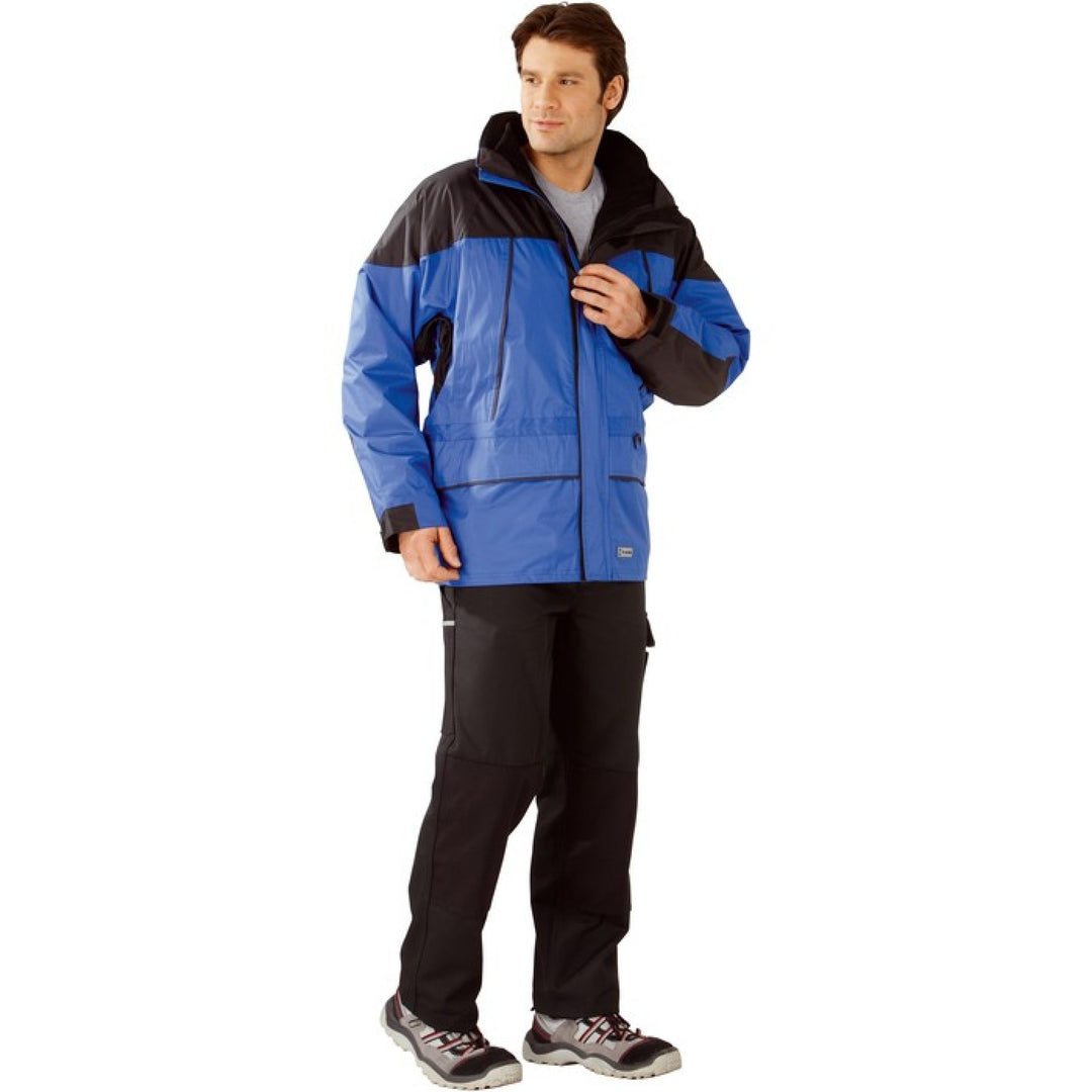 Planam 3130048 Winterjacke 3-in-1 Twister, blau/schwarz, Grösse 48 Blau/Schwarz M, Blau/Schwarz M