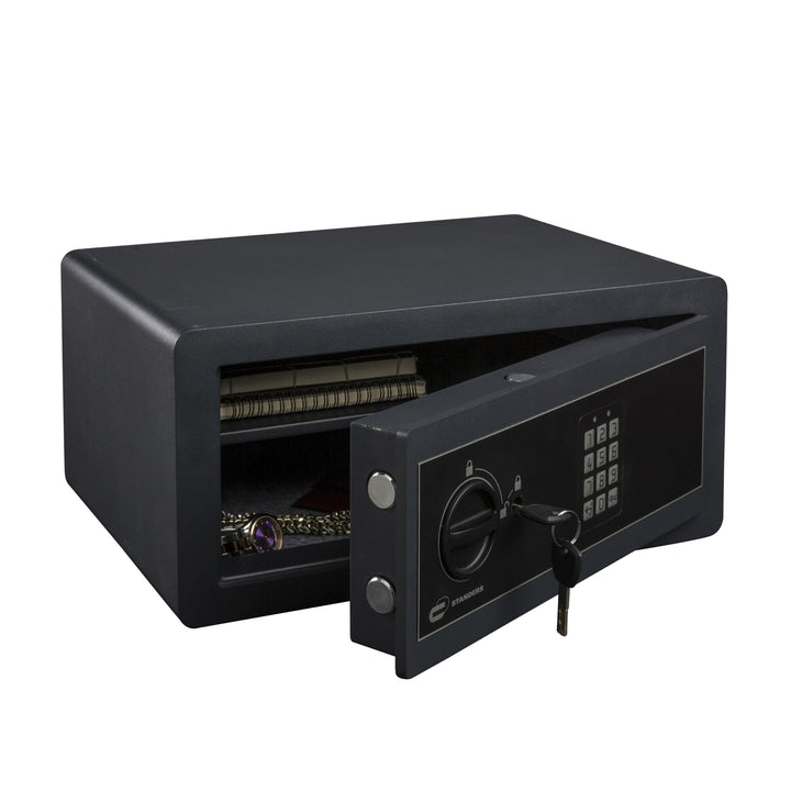 STANDERS - Elektronischer Safe - 20L - 30 x 43 x 20 cm - Wandtresor - Code-Safe - 2 Sicherheitsschlü