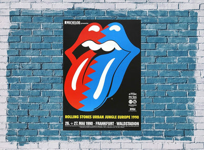 The Rolling Stones - Europe, Tour 1990 » Konzertplakat/Premium Poster | Live Konzert Veranstaltung |