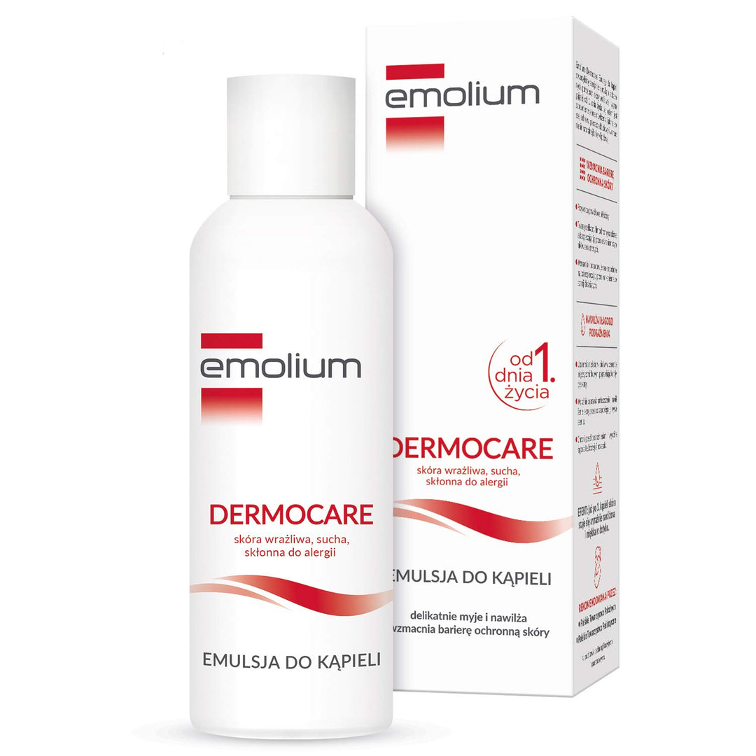 "Emolium Bath Emulsion Dry Atopic Skin Baby and Adult 400ml by Emolium"