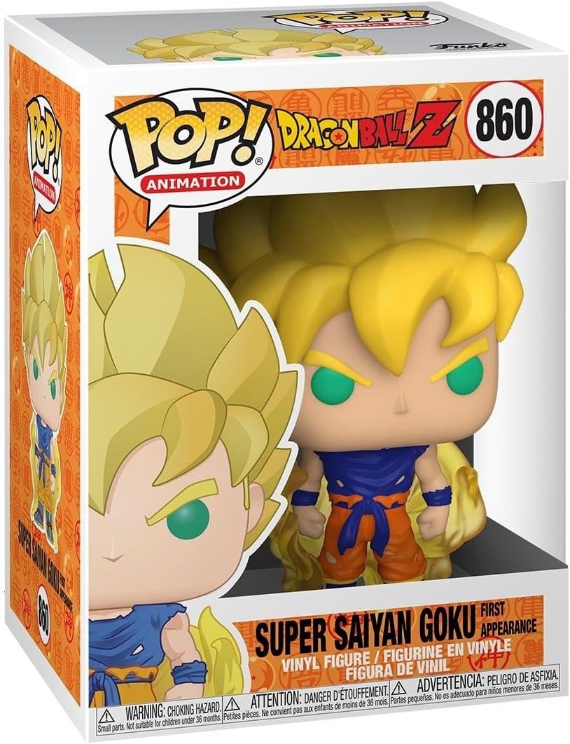 Funko Pop! Animation: Dragon Ball Z S8-Super Saiyan Goku - (First Appearance) Dragonball SS - Vinyl-