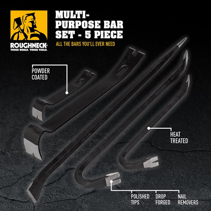 Roughneck ROU64965 Mehrzweck-Stangen-Set, 5-teilig