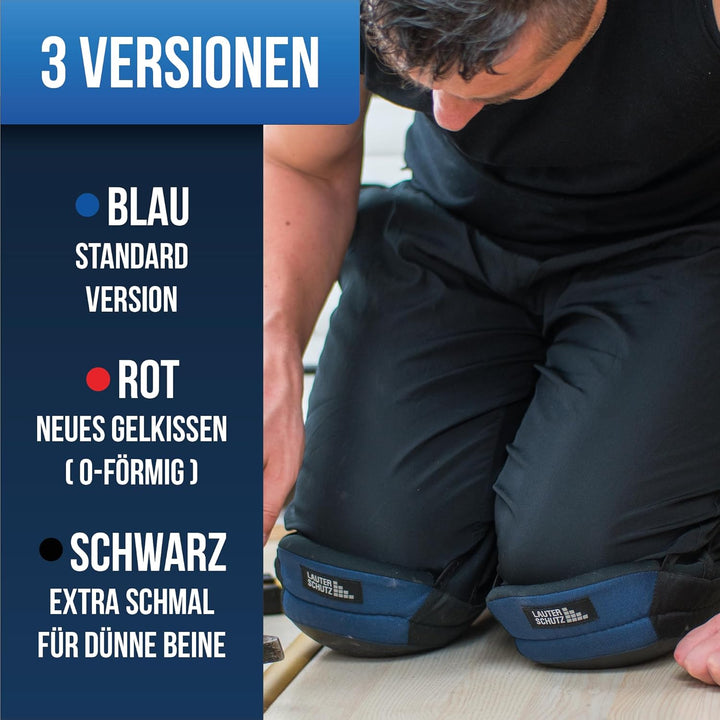 LauterSchutz® Profi Gel-Knieschoner zum Arbeiten - Boden- &amp; Fliesenleger [Anti-Rutsch Beschichtung &amp;