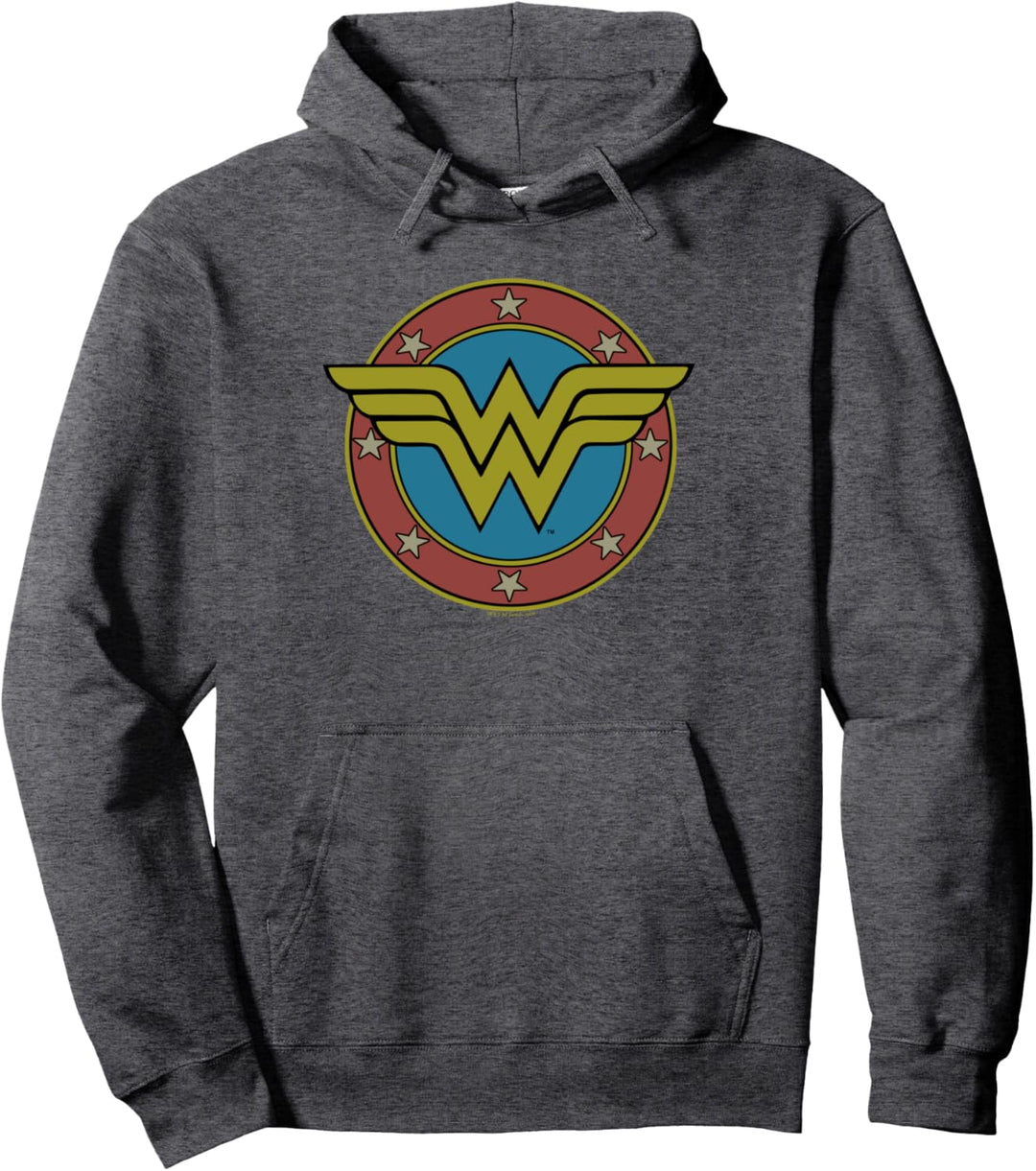 Wonder Woman Vintage Emblem Pullover Hoodie