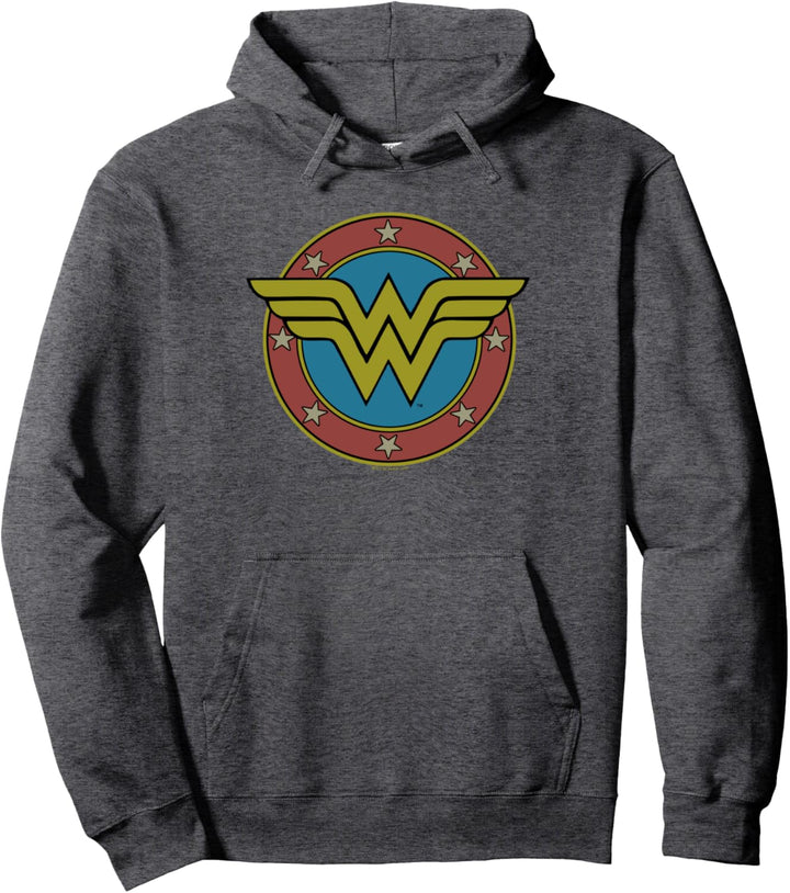 Wonder Woman Vintage Emblem Pullover Hoodie