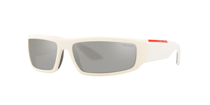 Ray-Ban Herren 0PS 02US Sonnenbrille, Weiss (White/Grey), 64