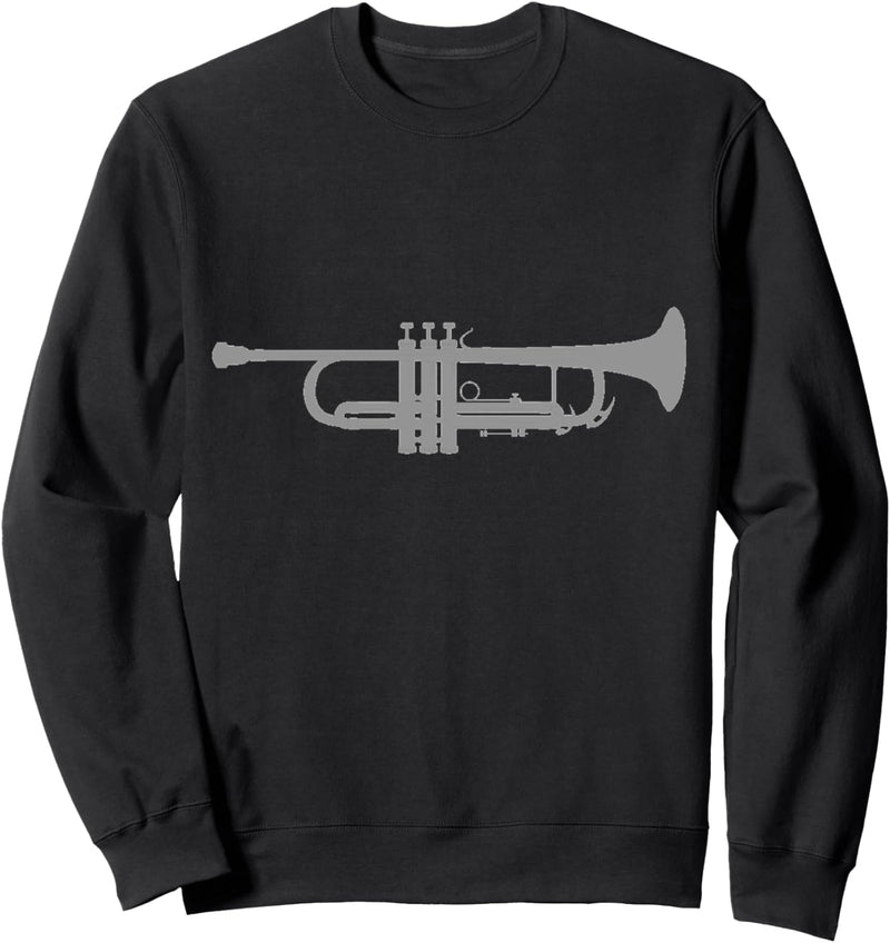 Trompeteninstrument Jazz Musik Sweatshirt