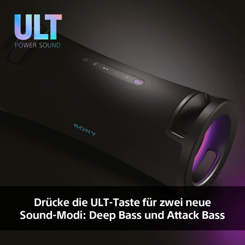 Sony ULT Field 7 - Kabelloser tragbarer Bluetooth-Lautsprecher mit ULT Power Sound, ultimativem Deep