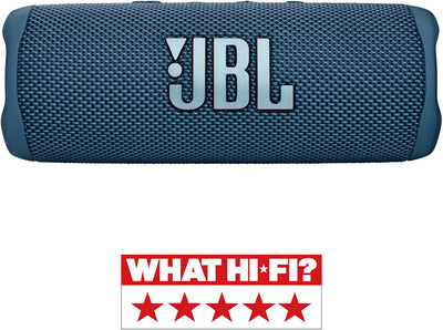 JBL Flip 6 Bluetooth Box in Blau – Wasserdichter, tragbarer Lautsprecher mit 2-Wege-Lautsprechersyst