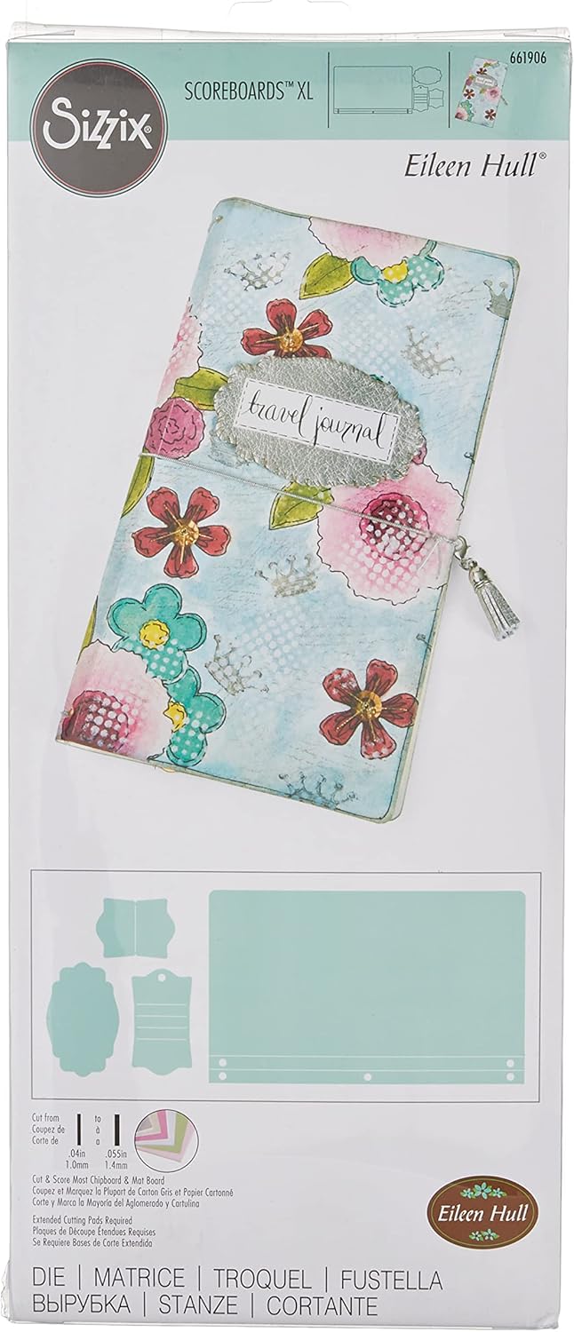 Sizzix Scoreboard XL Die 661906, Journal von Eileen Hull, Multi Color, One Size