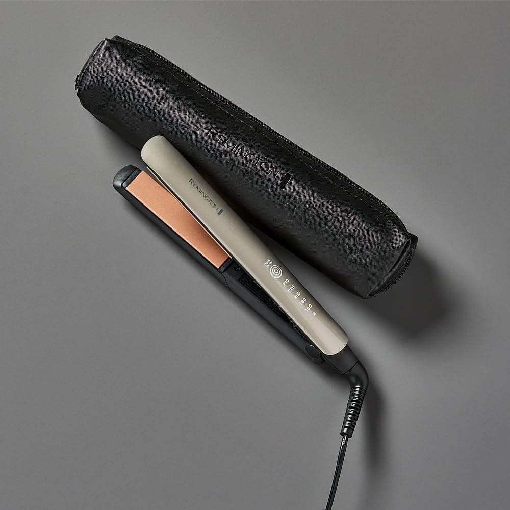 Remington Glätteisen Profi [Hitzeschutzsensor um Haarschäden zu verringern] Keratin Protect (hochwer