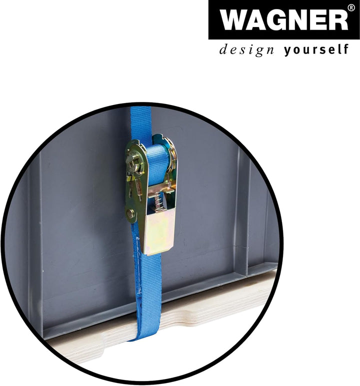 WAGNER Transportroller Transporthilfe 1325 I Schichtholz I 59 x 29 x 11 cm, Tragkraft 300 kg I Möbel