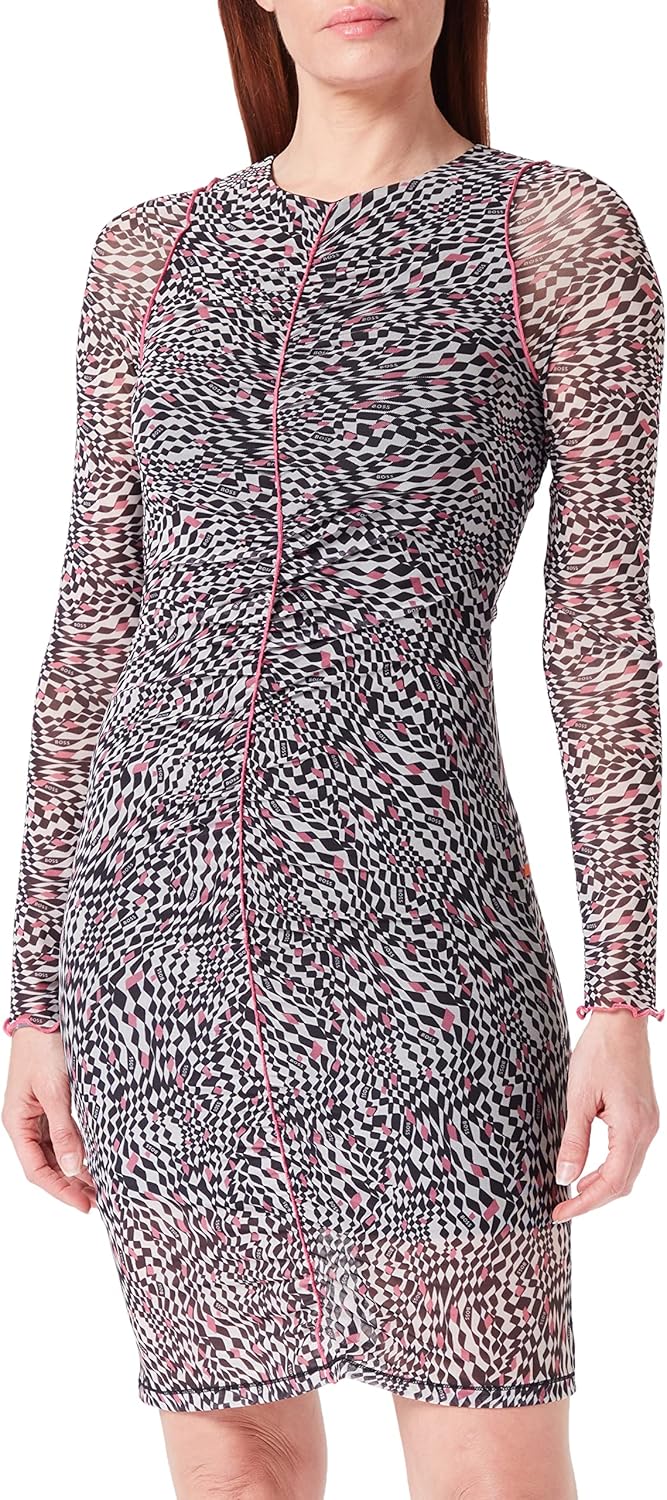 BOSS Damen C_eken Jersey_Dress XL Open Miscellaneous962, XL Open Miscellaneous962