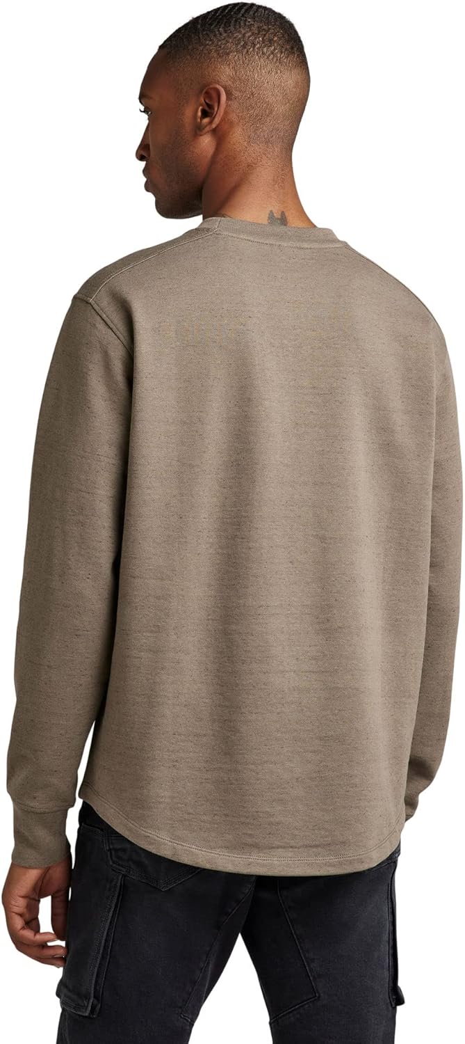 G-STAR Herren Lash Sweatshirt Sweats, L Mehrfarbig (Turf Htr D18231-c425-5109)