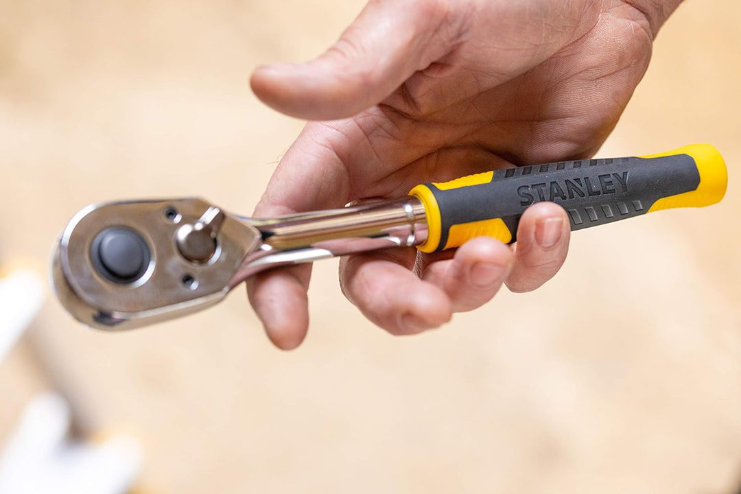 Stanley 1/2" High Perfomance Umschaltknarre ‎STMT82665-0 (mit 72 Zähnen, niedriger Umschalthebel, mi