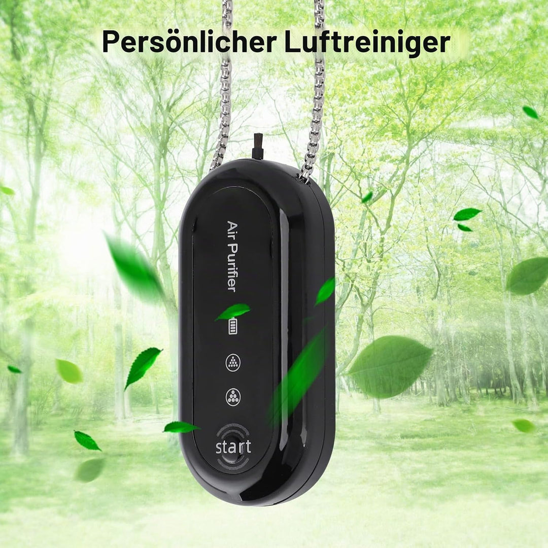 Tragbarer Luftreiniger, Tragbarer Persönlicher Ionisator für Sauberere Luftketten, Kompakt und Wiede