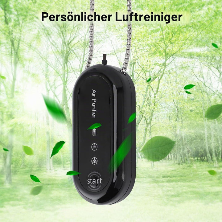 Tragbarer Luftreiniger, Tragbarer Persönlicher Ionisator für Sauberere Luftketten, Kompakt und Wiede