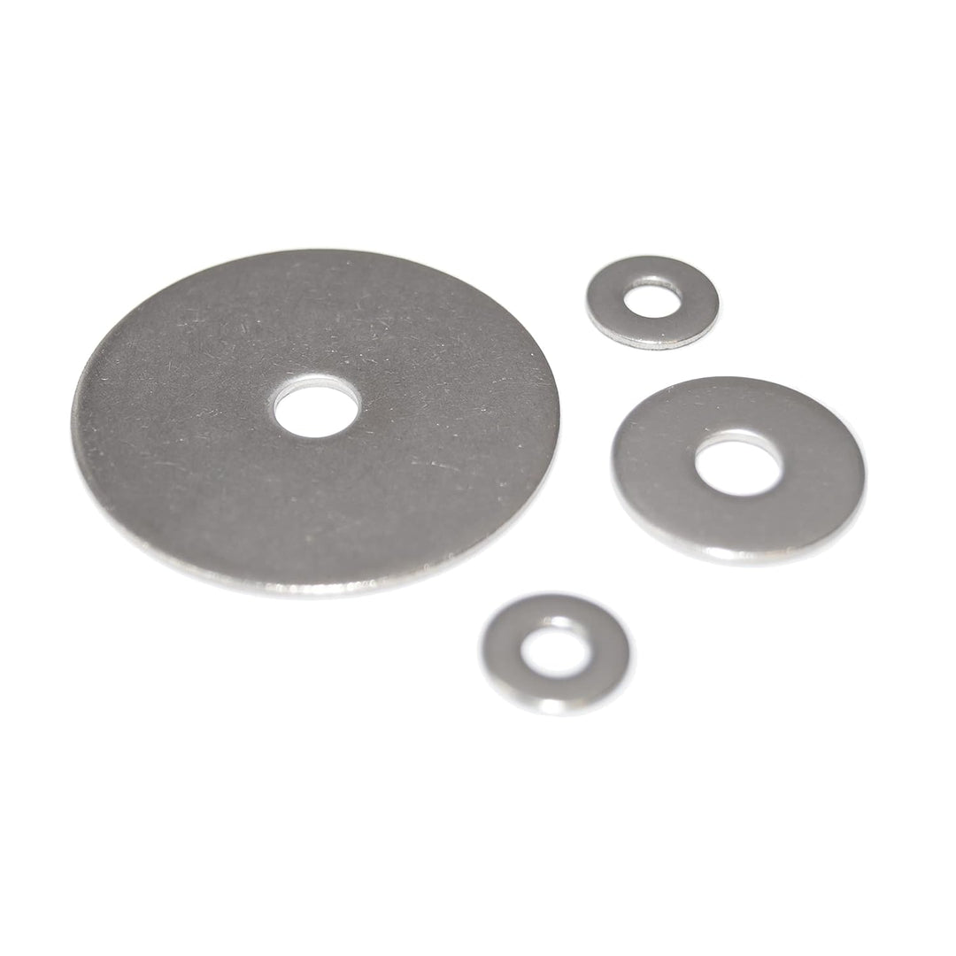 Karosseriescheiben M12 Edelstahl V2A 20 Stück Unterlegscheiben 12,5X50X1,5 mm aus rostfreier Edelsta