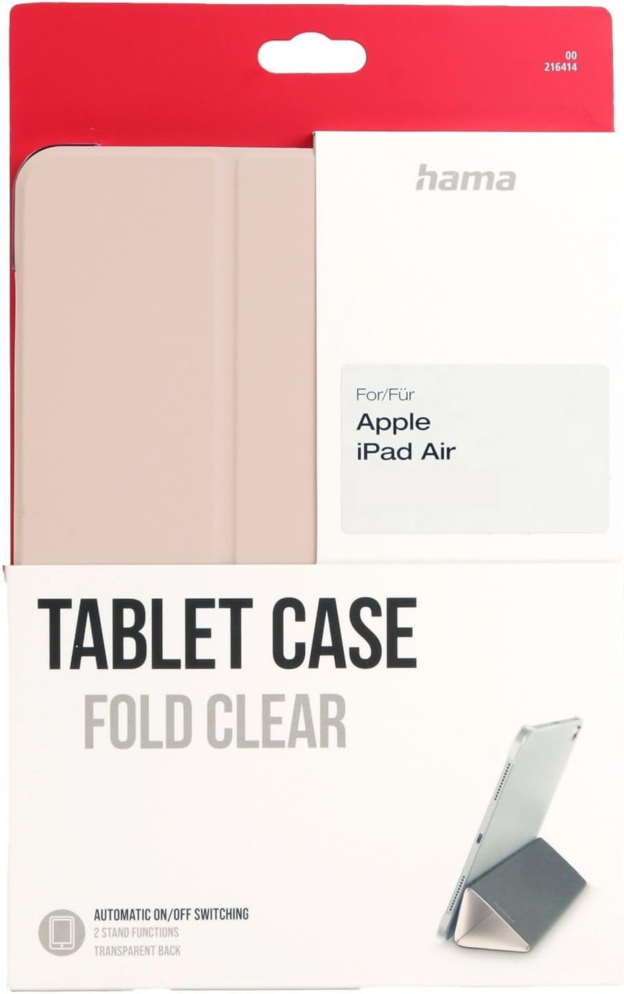 Hama Hülle für iPad Air 4. Generation 2020 / 5. Generation 2022 10,9 Zoll (aufklappbares Case für Ap