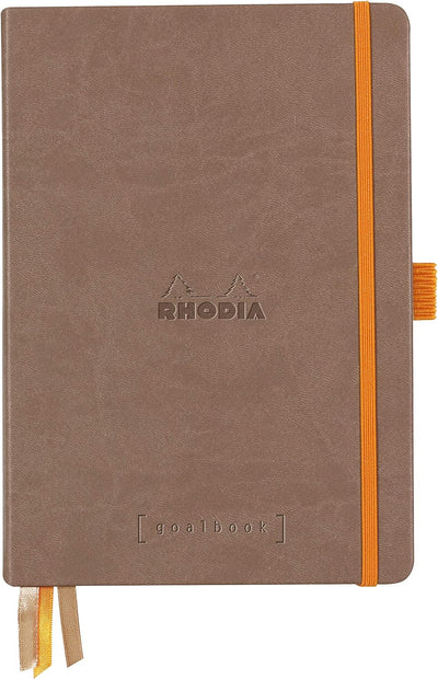 Rhodia 118573C Notizheft Goalbook (DIN A5, 14,8 x 21 cm, Dot, praktisch und trendige, mit festem Dec